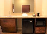 Wet Bar in Mobility and Hearing Accessible Guest Room