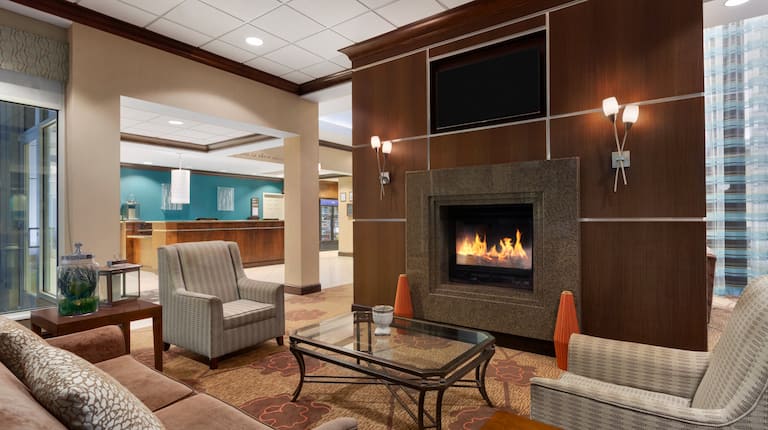Lobby Fire Place 