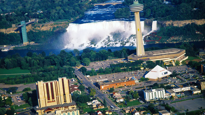 Ontario - Niagara Falls Ariel View