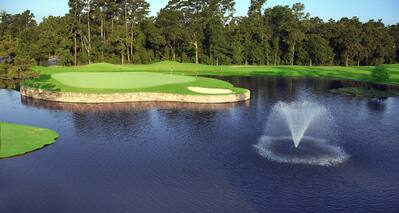 golf course fountain