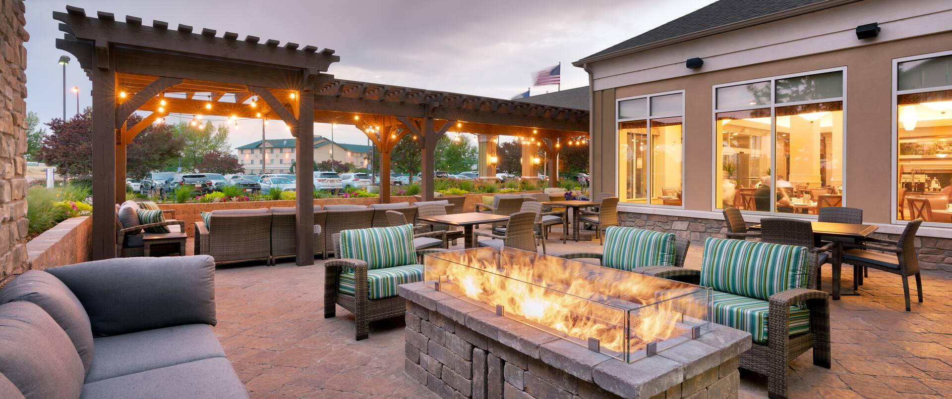 Exterior Patio with Firepit