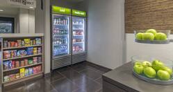 On-Site Snack Shop with Snacks Cabinet and Soft Drinks Refridgerator