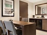 Guest Suite with Dining Table, Chairs and Wetbar Counter