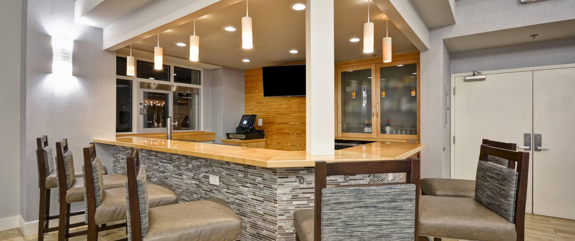 Bar with Counter Top Seating