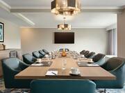 Boardroom Conference Table Setup