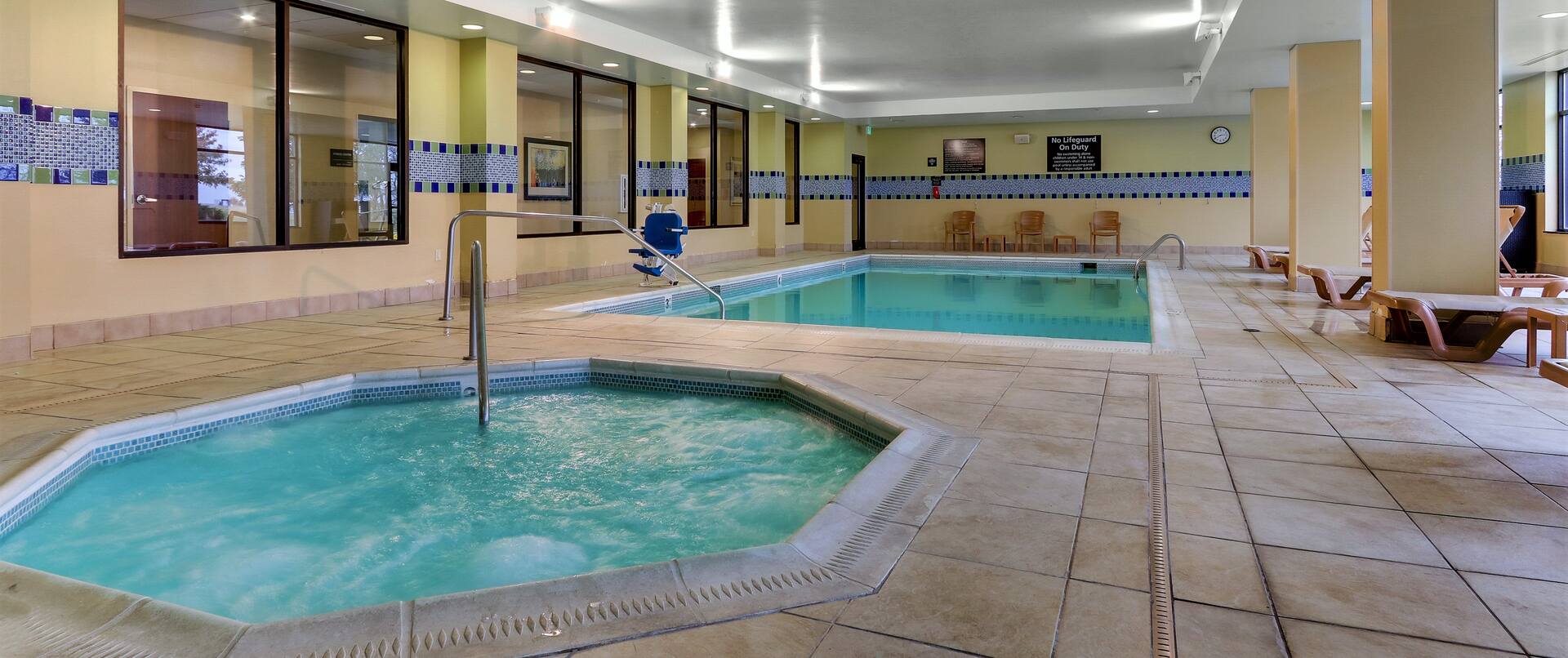 Indoor Pool and whirlpool