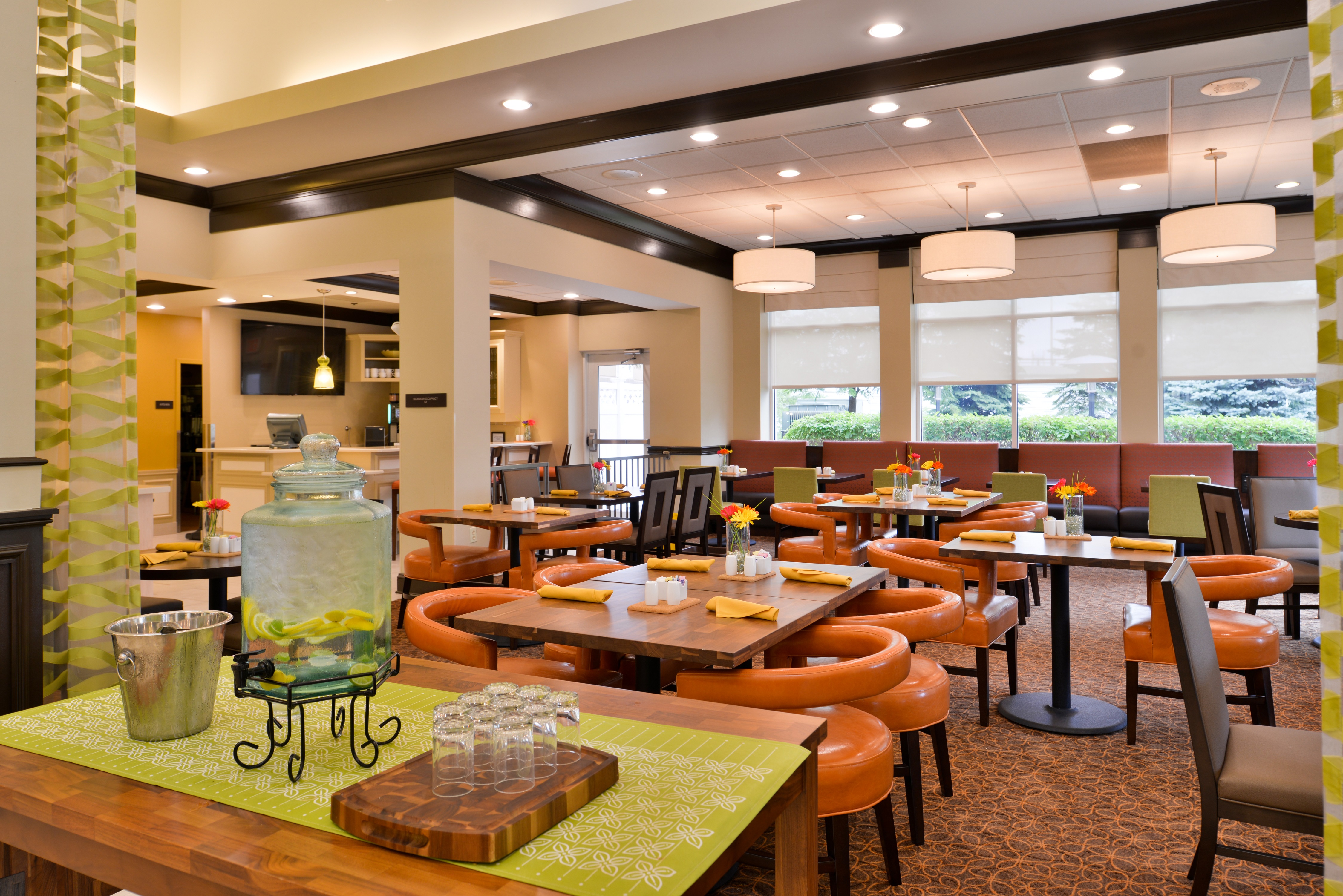 Enjoy A Freshly Cooked Meal In Our Dining Area. 