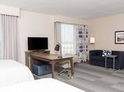 Two Queen Beds Guest Studio with Work Desk, HDTV and Sofa