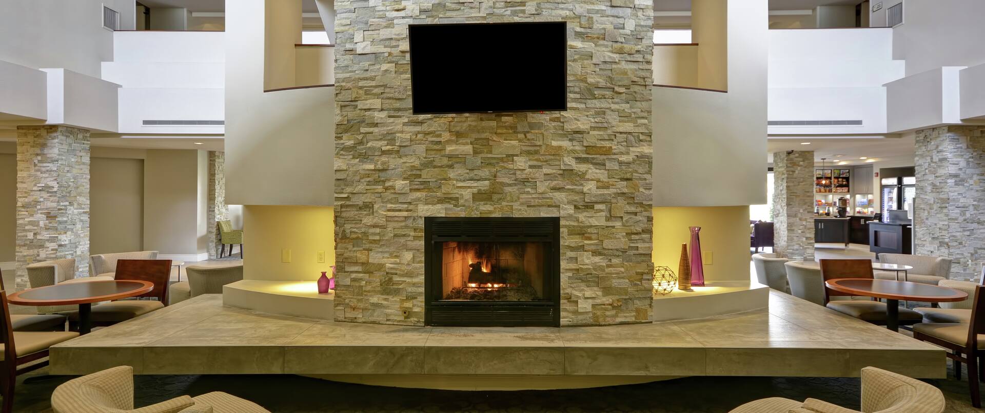 Lobby Fireplace Seating