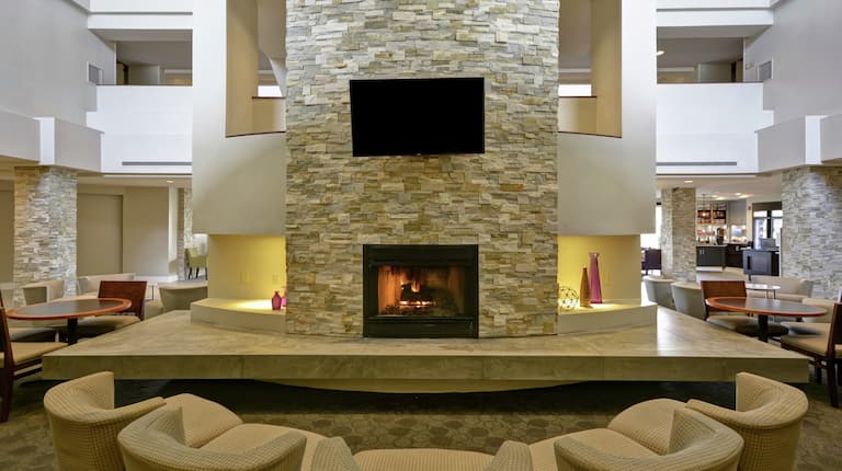 Lobby Fireplace Seating