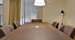 executive suite with conference table