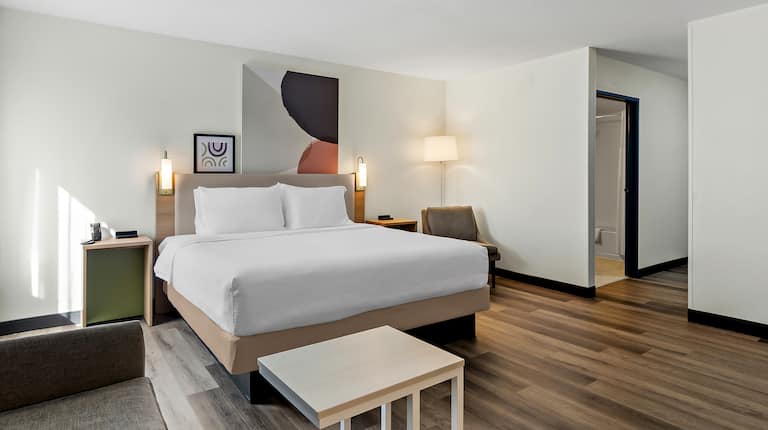 1 King Bed with Sofabed