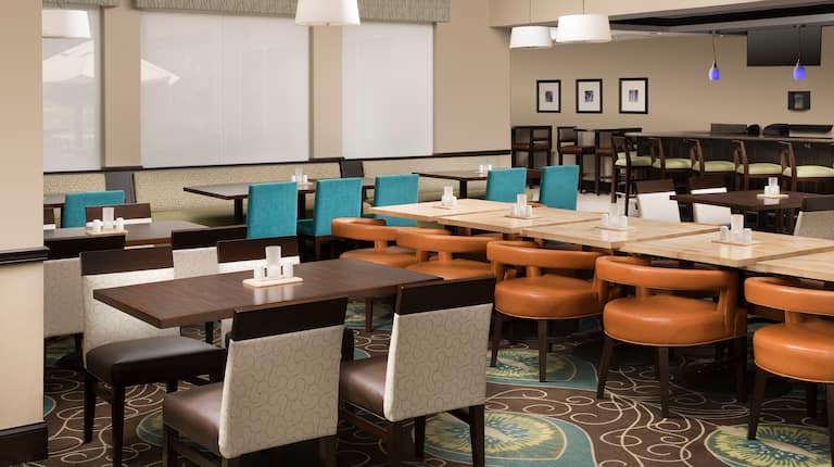Tables and Chairs in Great American Grill Dining Area
