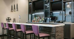 Bar Lounge Area Counter and Bar Stools