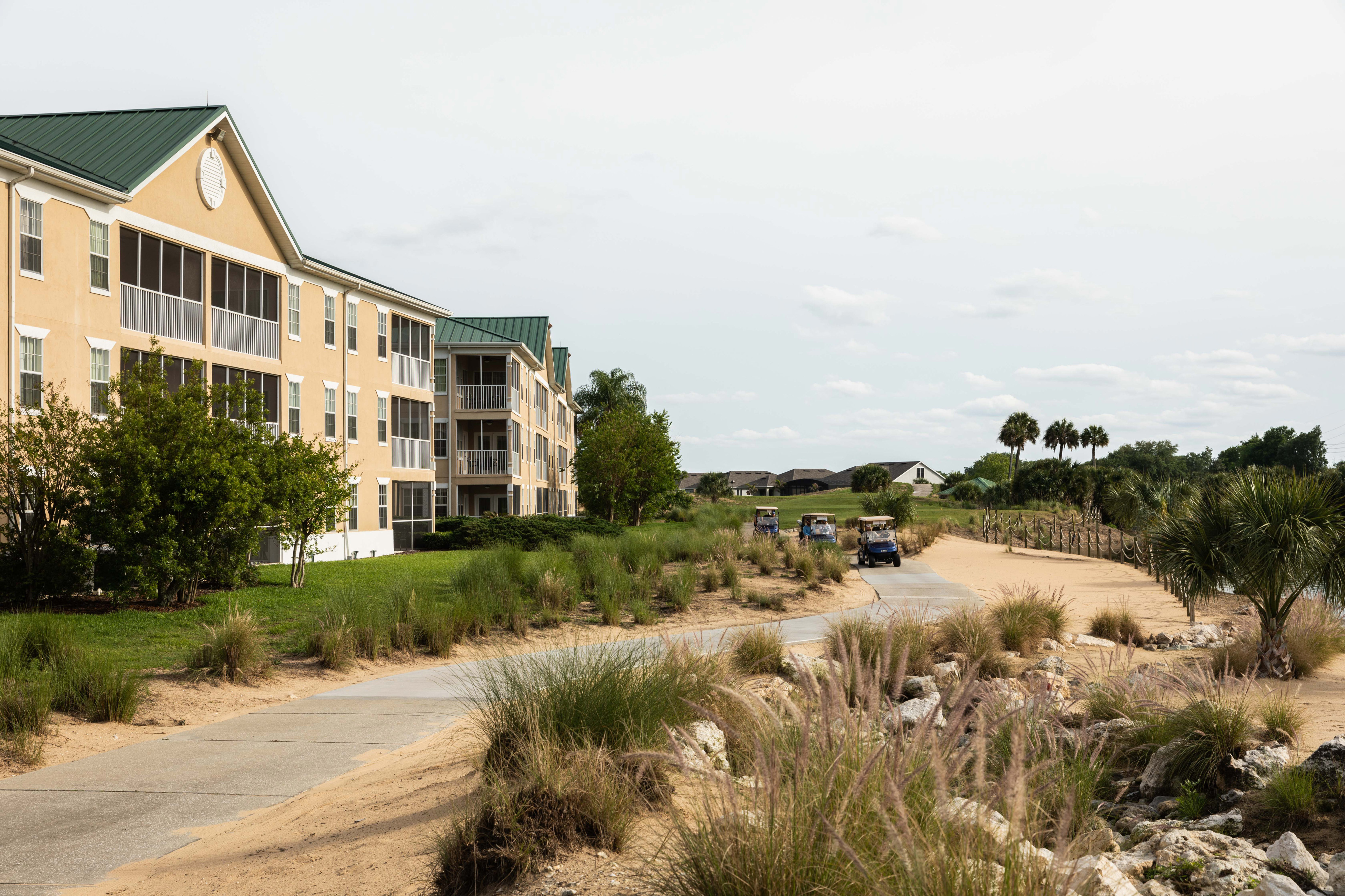 Hotel Exterior and View of Mystic Dunes Golf Club