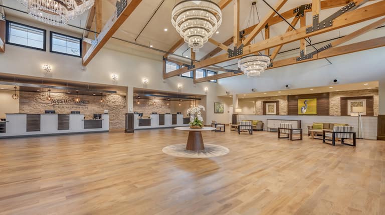 Hotel Lobby and Front Desk