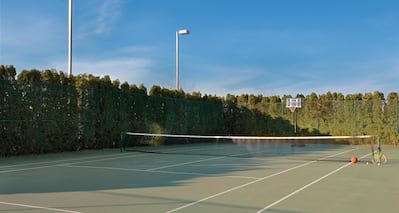 Guest Tennis & Basketball Court