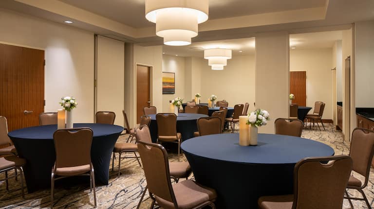 Meeting Space With Banquet Setup