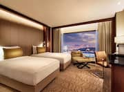 Twin Beds in Bosphorus View Guest Room
