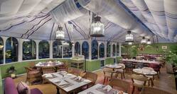 Green House Garden Restaurant with Tables and Chairs