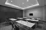강의실 스타일로 세팅된 회의실