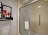 Shower and Tub with Glass Sliding Doors