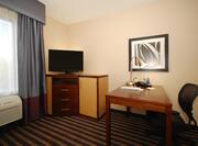 King Deluxe Room TV and Desk