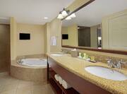 Presidential Suite Bathroom Vanity and Whirlpool Tub
