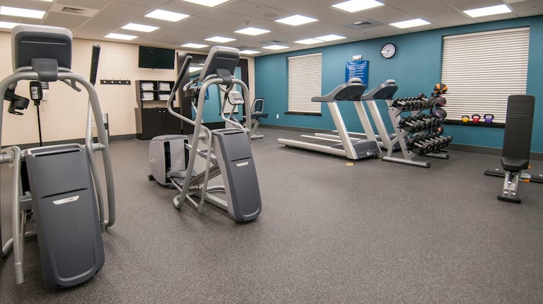 Fitness Center with Modern Exercise Equipment