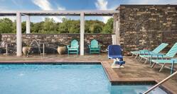 Outdoor Pool, Pool Fountain, Lounge Chairs, ADA Lift Chair