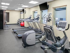 Fitness Center with Treadmills and Recumbent Bikes