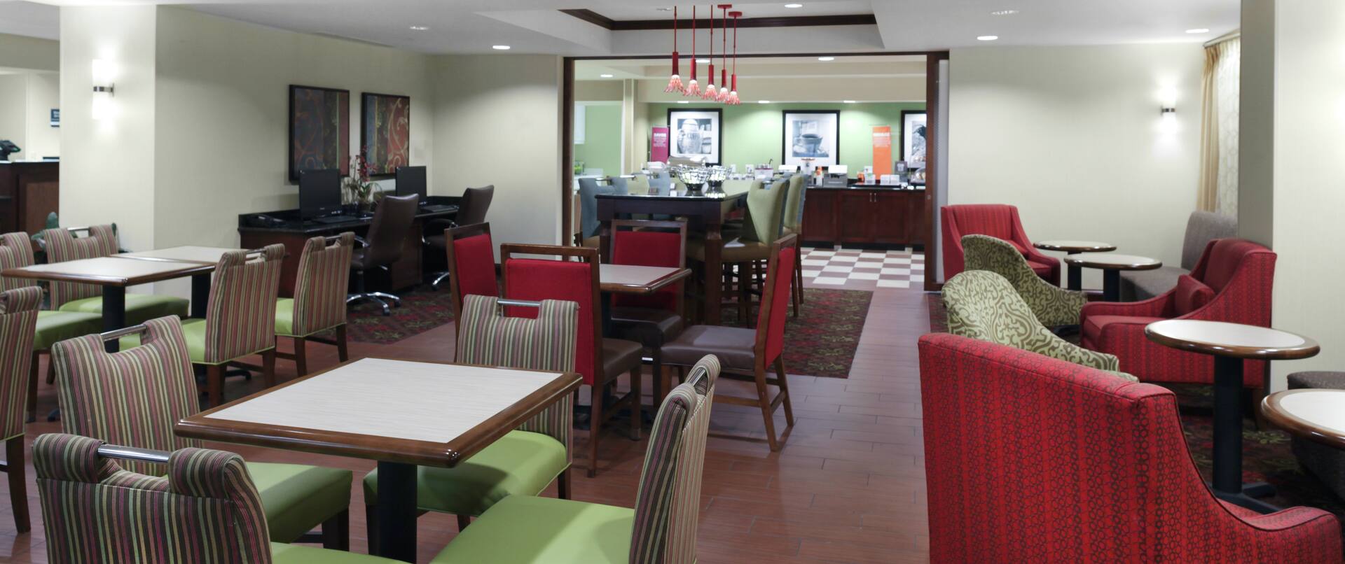 Lobby and Dining Area