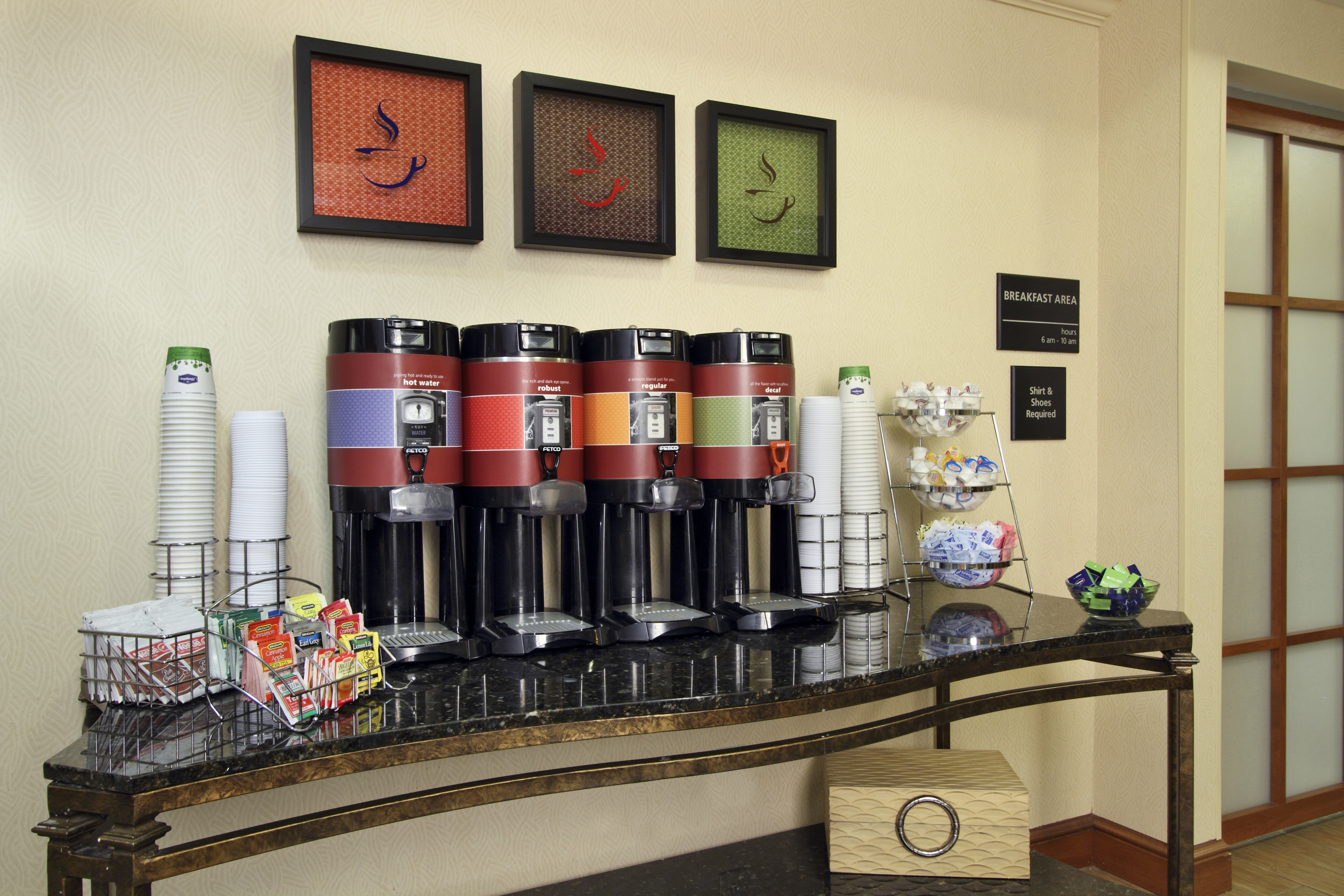Detailed View of Coffee Station