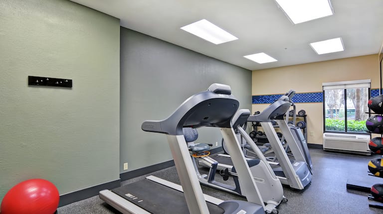 Fitness center with Treadmills and Weights
