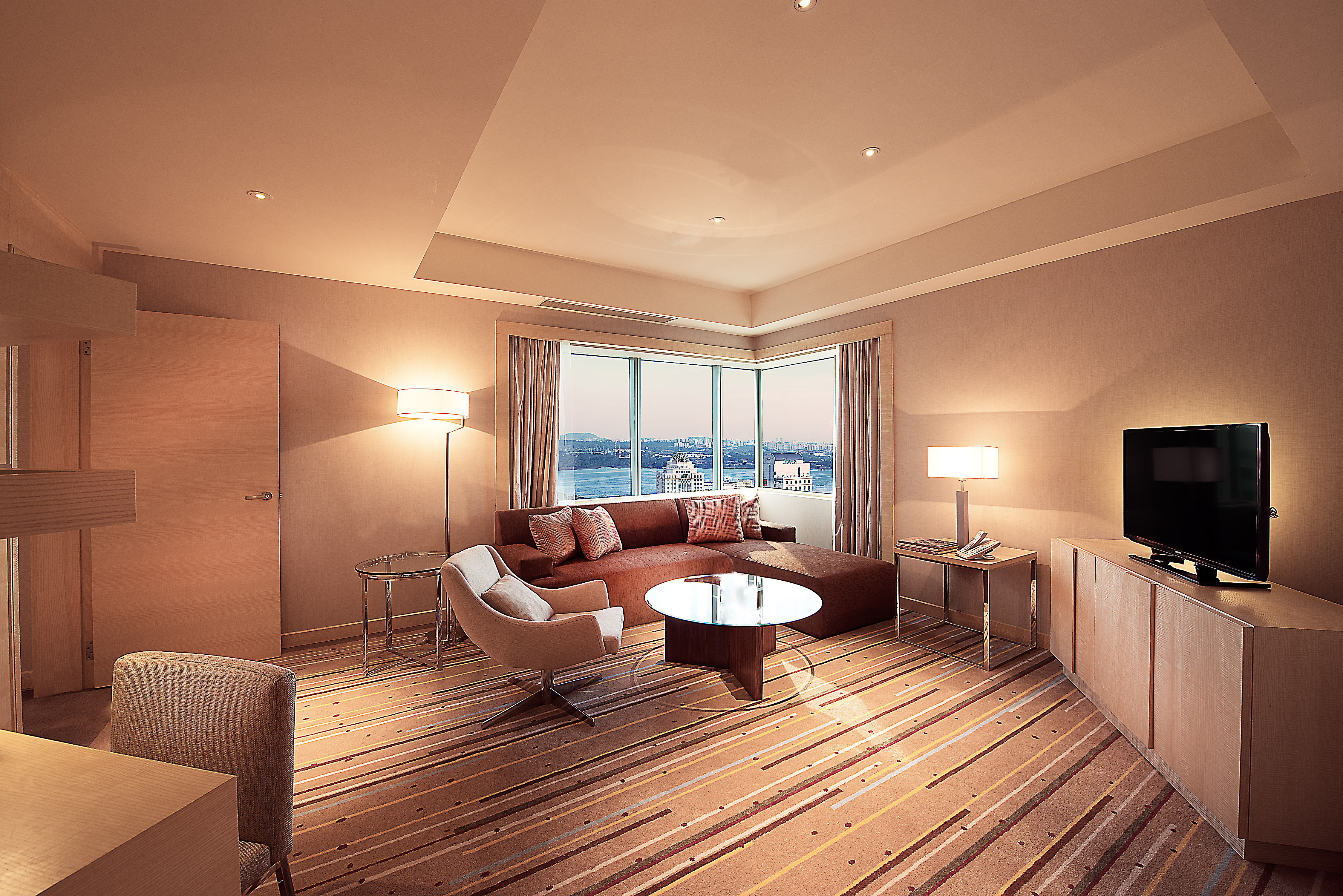 One Bedroom Deluxe Suite - Living Room