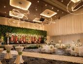 Makara Ballroom setup for a wedding reception