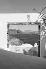 Terras met uitzicht op zee