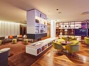 Hotel Meeting Space with Colorful and Modern Furniture