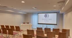 Strauss Meeting Room Setup Theater Style with Projection Screen