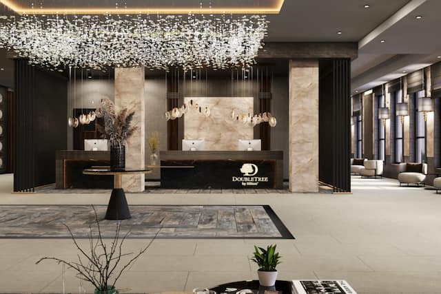 Lobby, Front Desk Reception