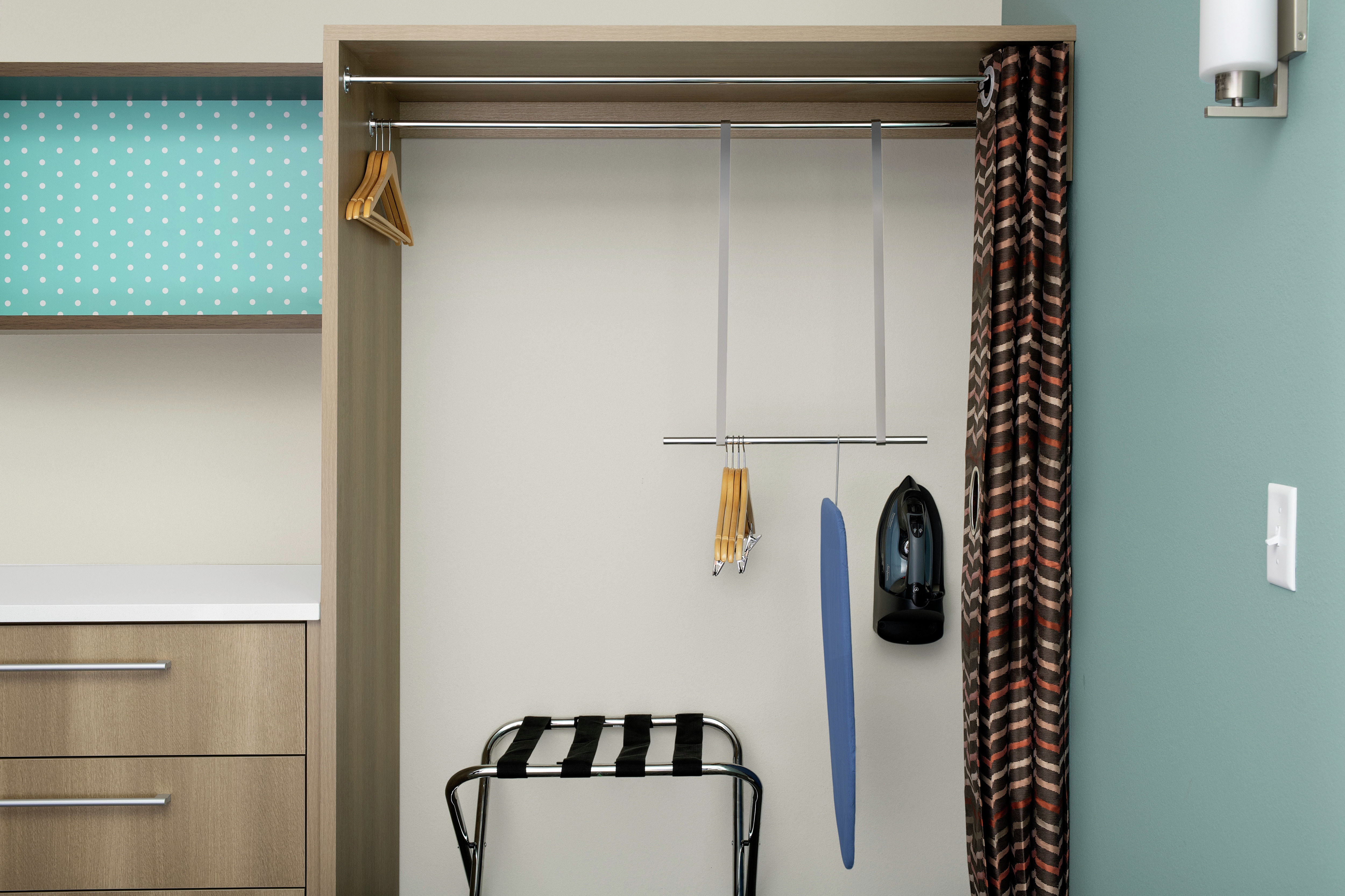 Accessible Guestroom Closet with Amenities