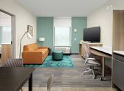 Accessible Guest Suite with Lounge Area, Work Desk, and Room Technology