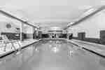 indoor pool with seating