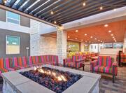 Outdoor Fire Pit and Seating Area