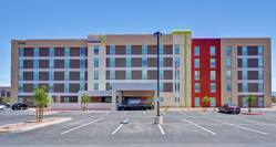 Hotel Exterior Building and Parking Lot in Daytime