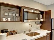 Suite Kitchen Counter and Dishware