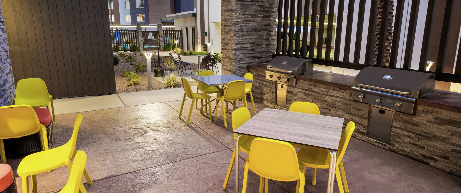Outdoor Patio Tables and Grills