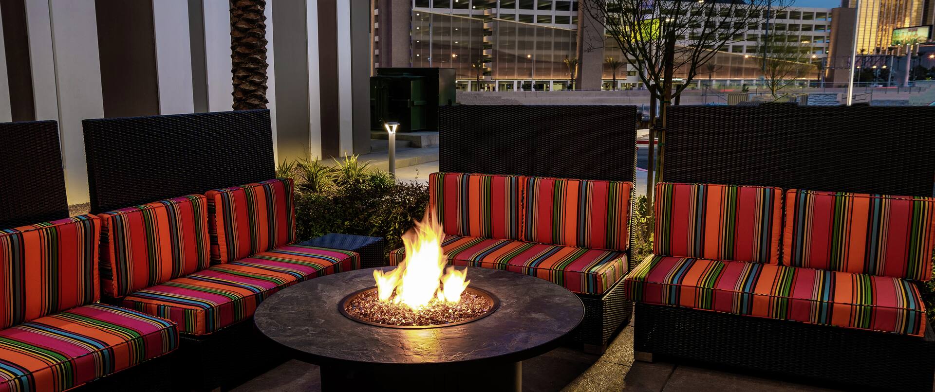 Patio Seating and Fire Pit