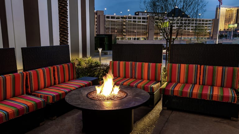 Patio Seating and Fire Pit