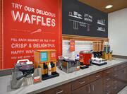 Waffle Station in Breakfast Area
